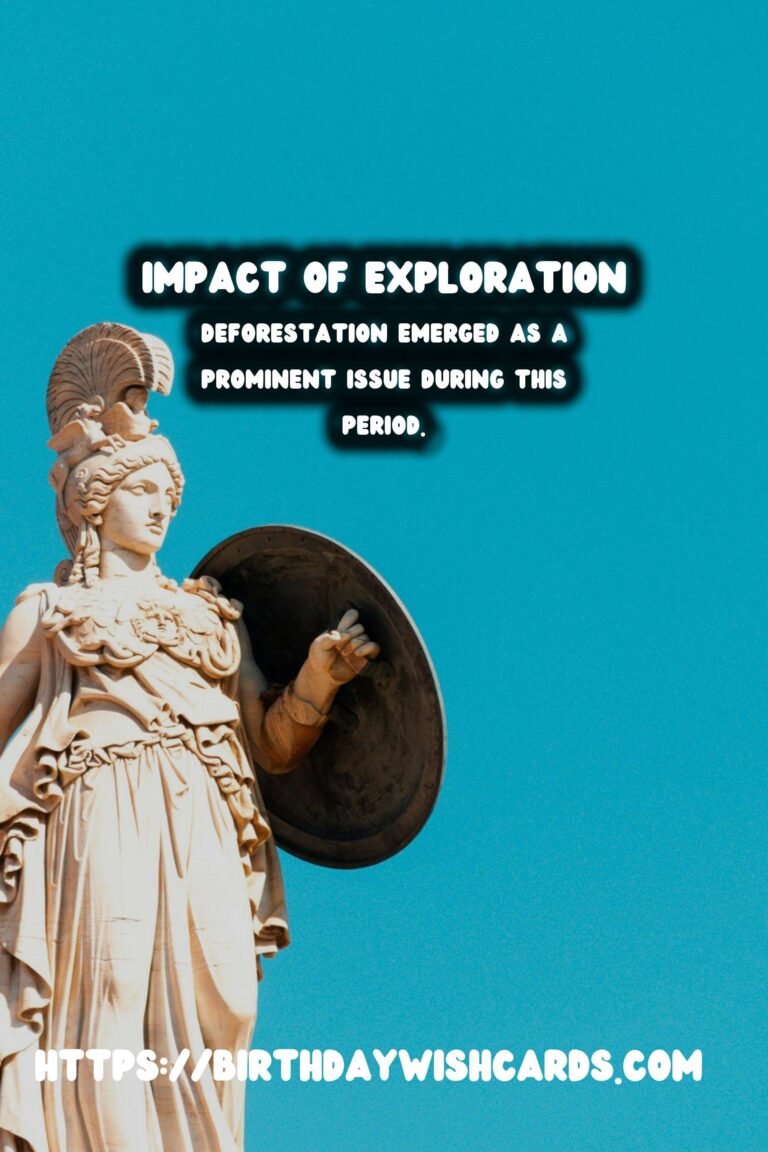 The Golden Age of Exploration: Analyzing Its Environmental Impact