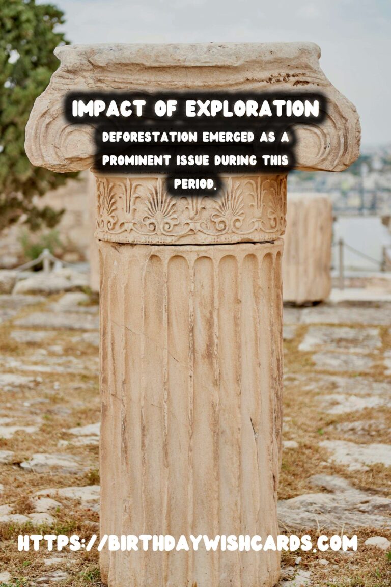 The Golden Age of Exploration: Analyzing Its Environmental Impact