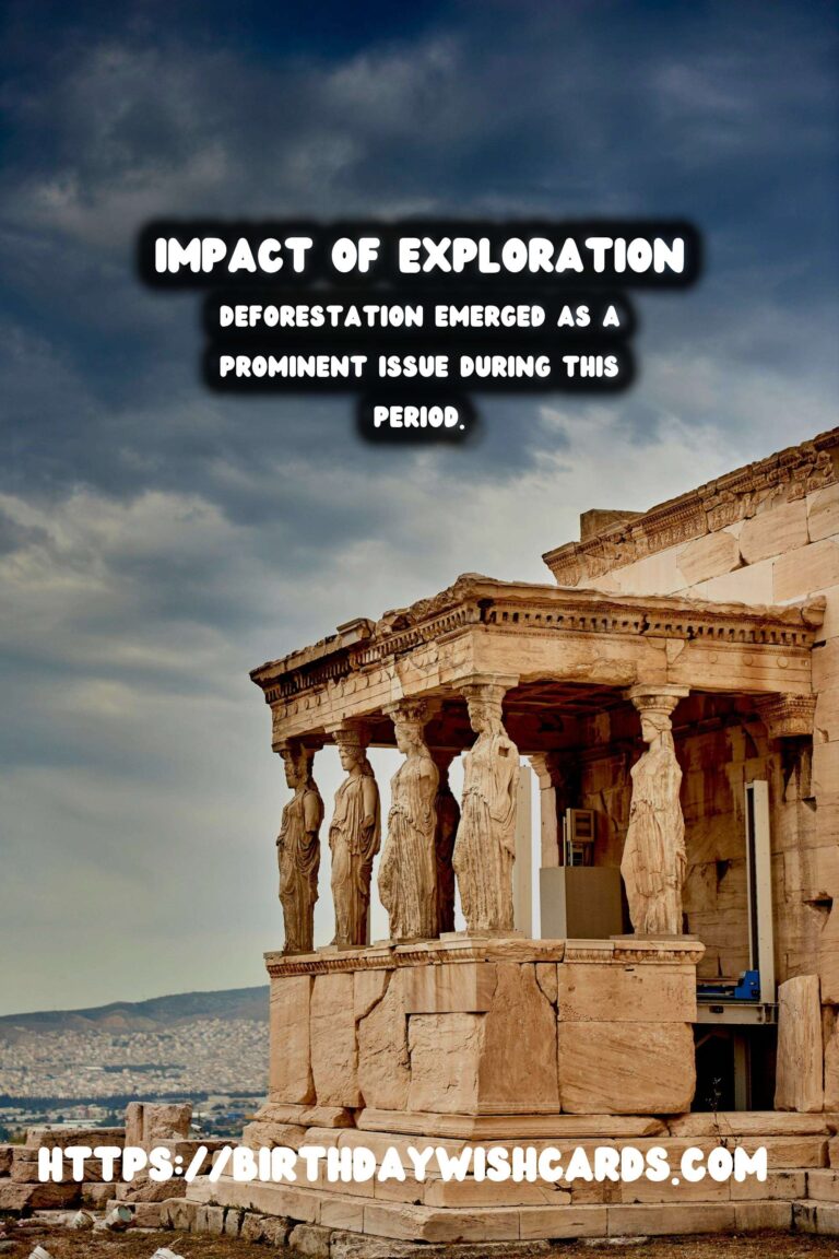 The Golden Age of Exploration: Analyzing Its Environmental Impact