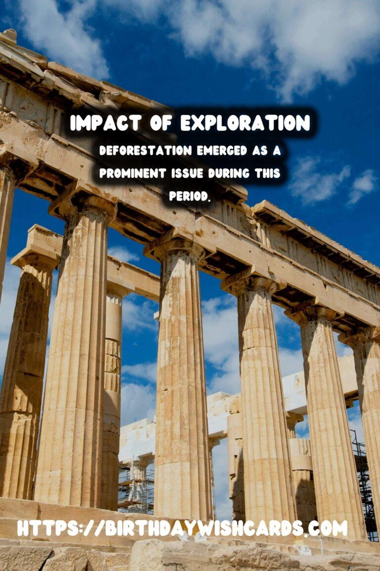 The Golden Age of Exploration: Analyzing Its Environmental Impact