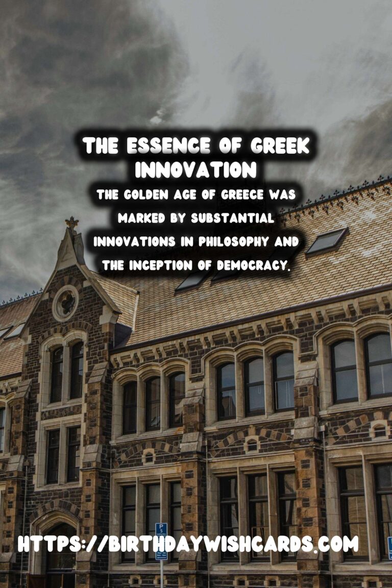 The Golden Age of Greece: A Foundation for Philosophy and Democracy
