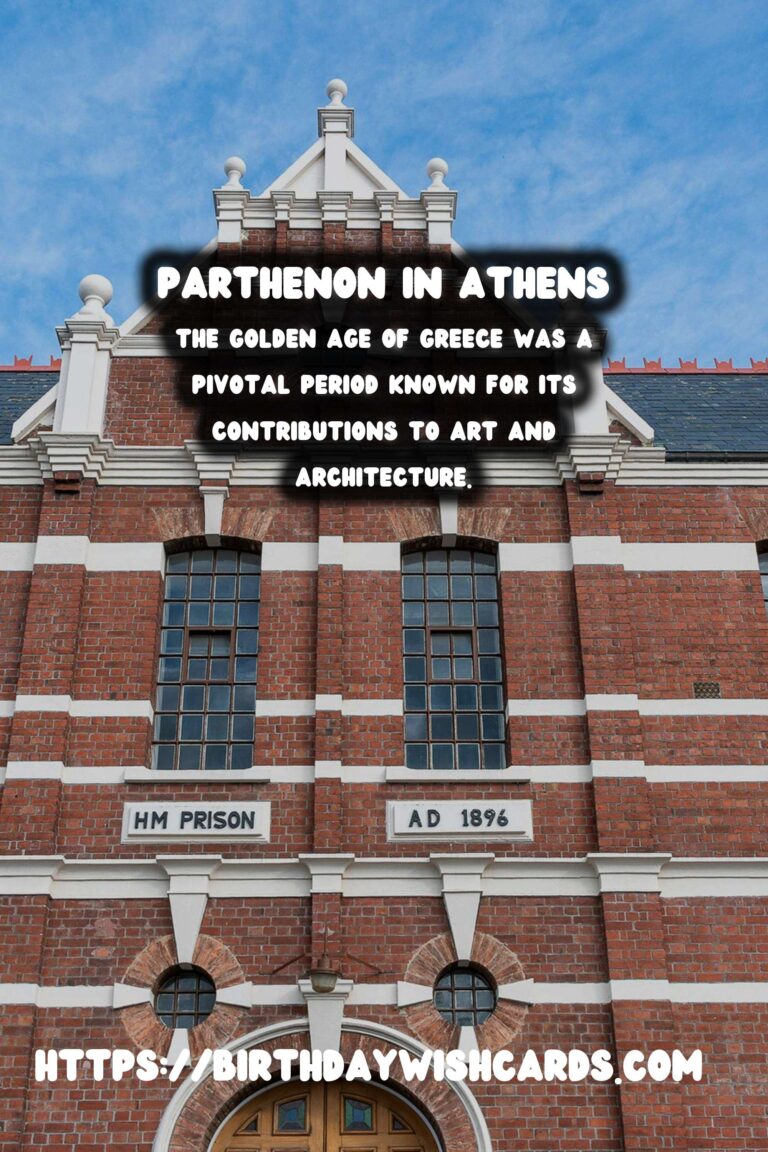 The Golden Age of Greece: A Glorious Epoch of Art and Architecture