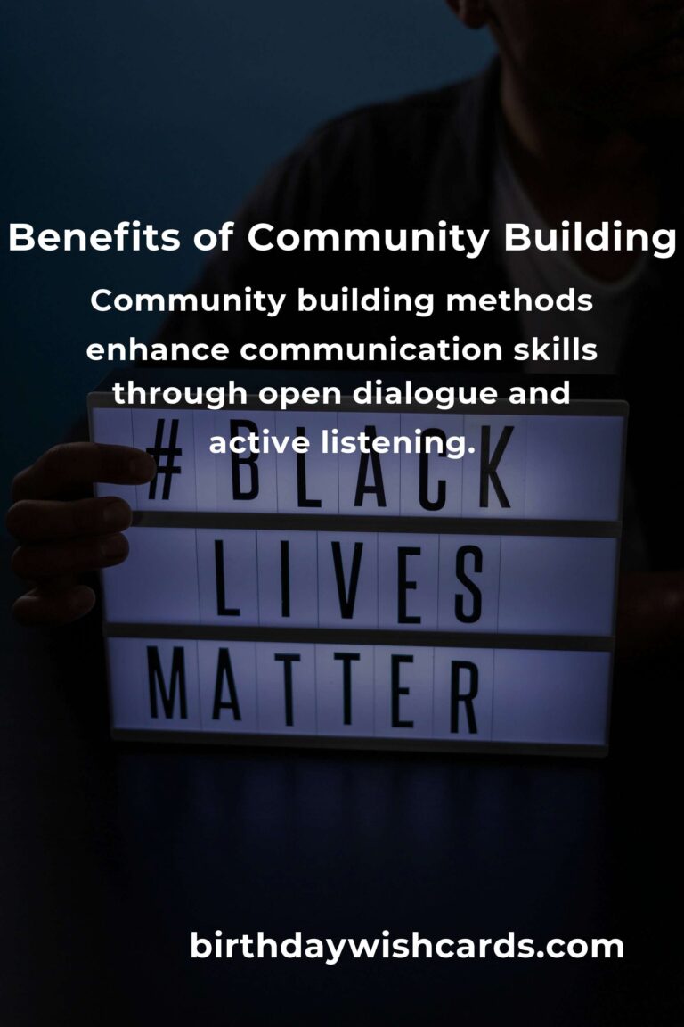 The Hidden Benefits of Community Building Methods