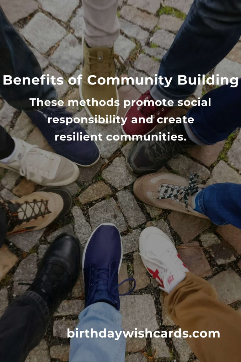 The Hidden Benefits of Community Building Methods