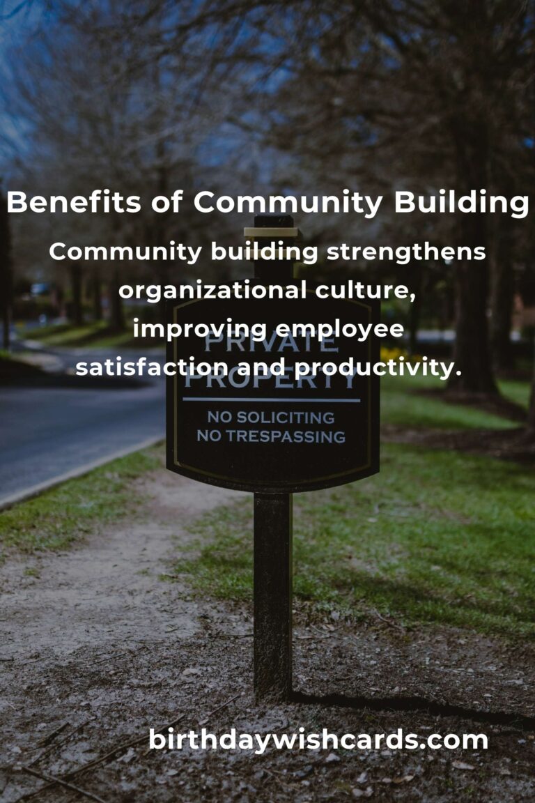 The Hidden Benefits of Community Building Methods