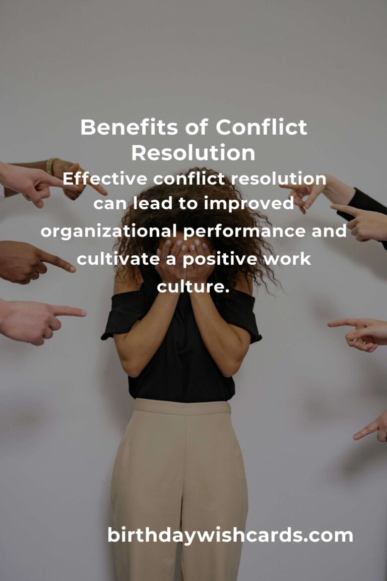 The Hidden Benefits of Conflict Resolution in the Workplace