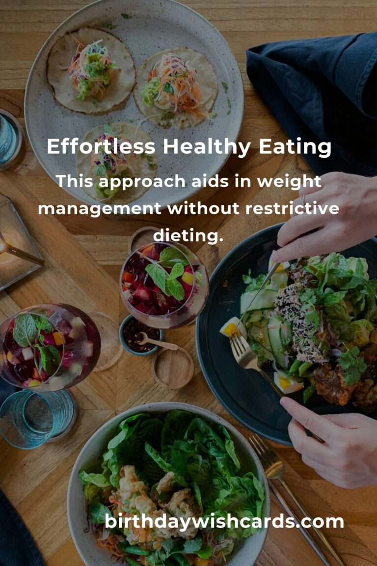 The Hidden Benefits of Effortless Healthy Eating