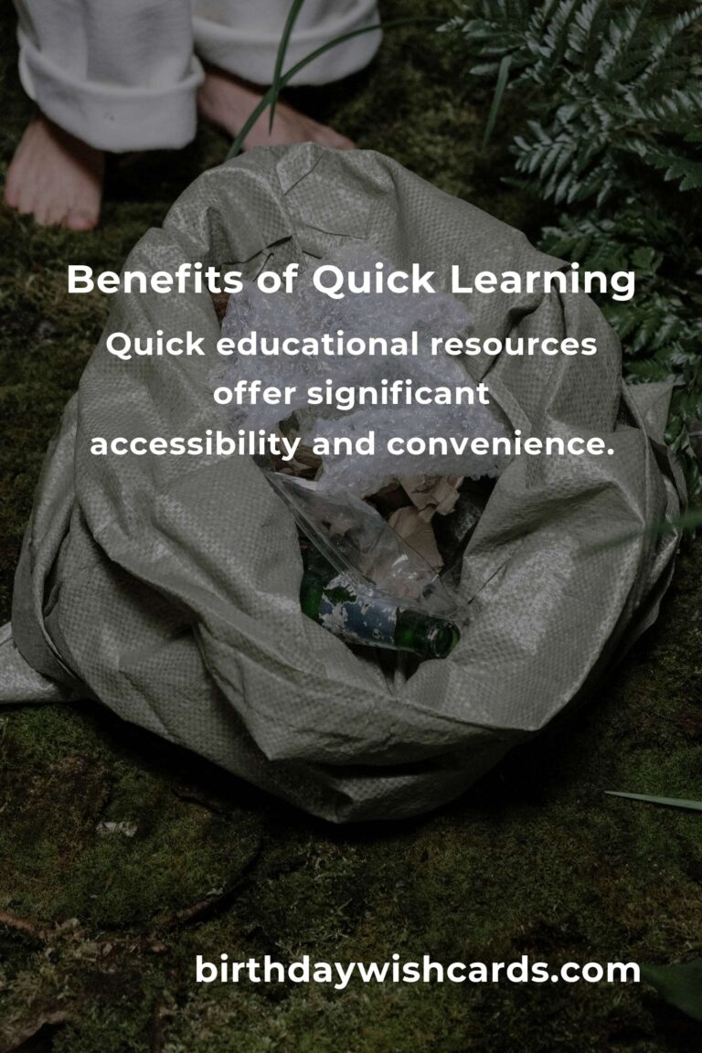 The Hidden Benefits of Quick Educational Resources