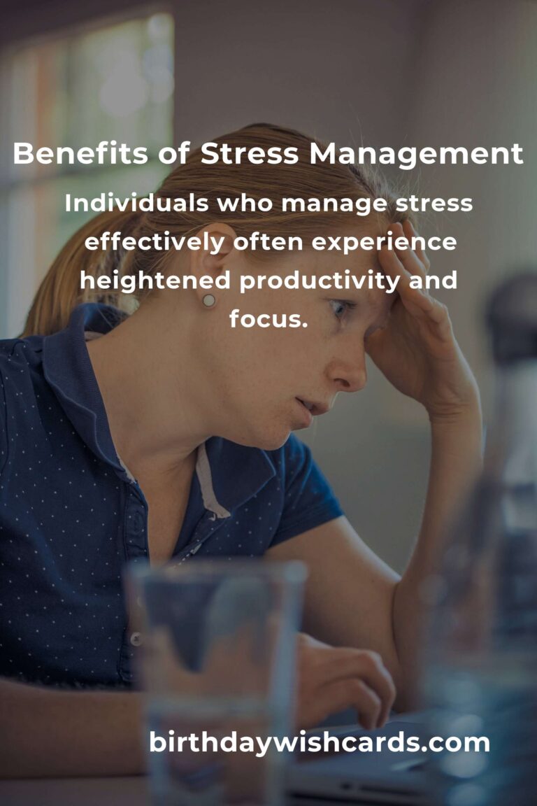 The Hidden Benefits of Stress Management for a Healthier Life