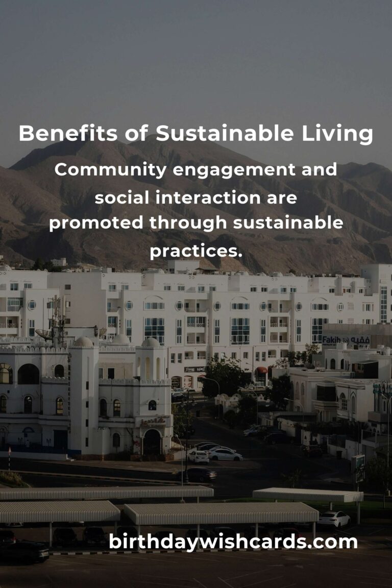 The Hidden Benefits of Sustainable Living