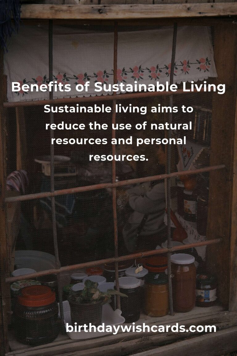 The Hidden Benefits of Sustainable Living