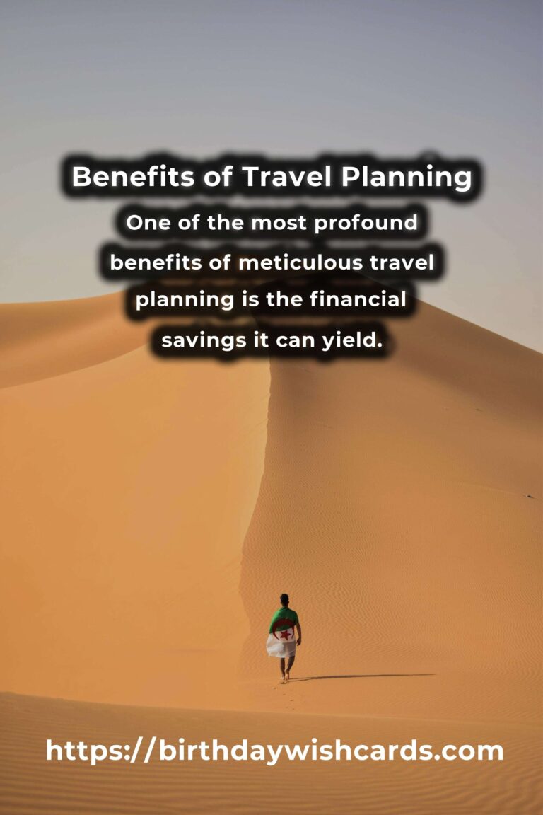 The Hidden Benefits of Travel Planning Strategies