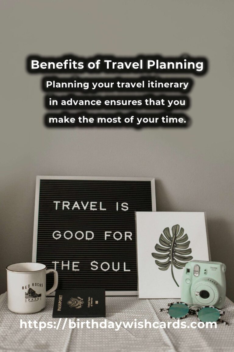 The Hidden Benefits of Travel Planning Strategies