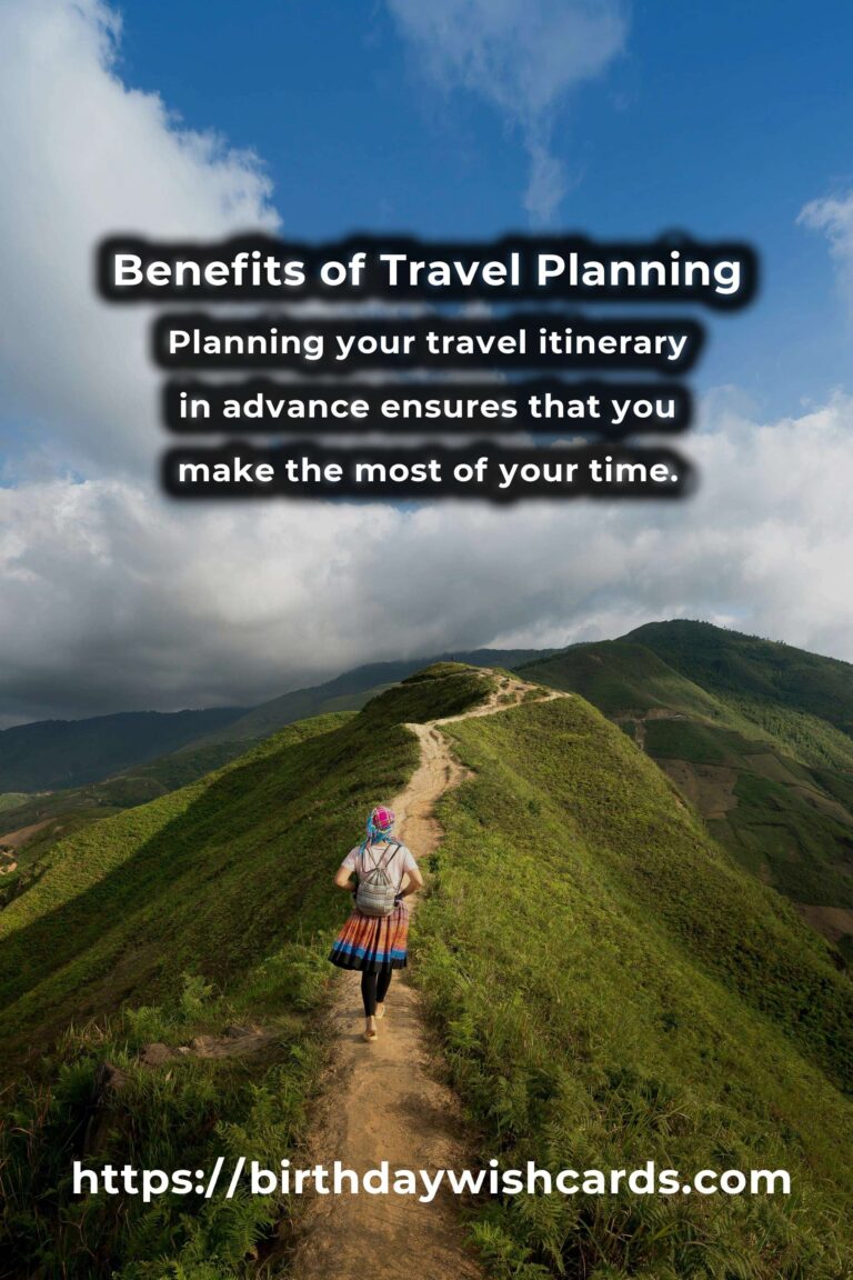 The Hidden Benefits of Travel Planning Strategies