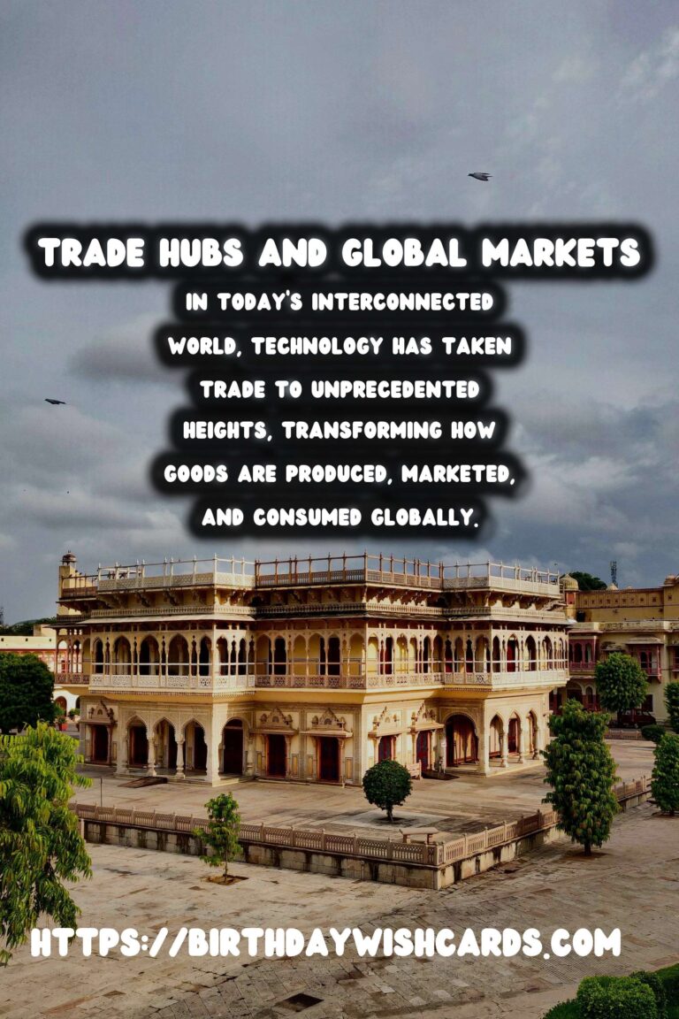 The Hidden Histories of Global Markets and Trade Hubs