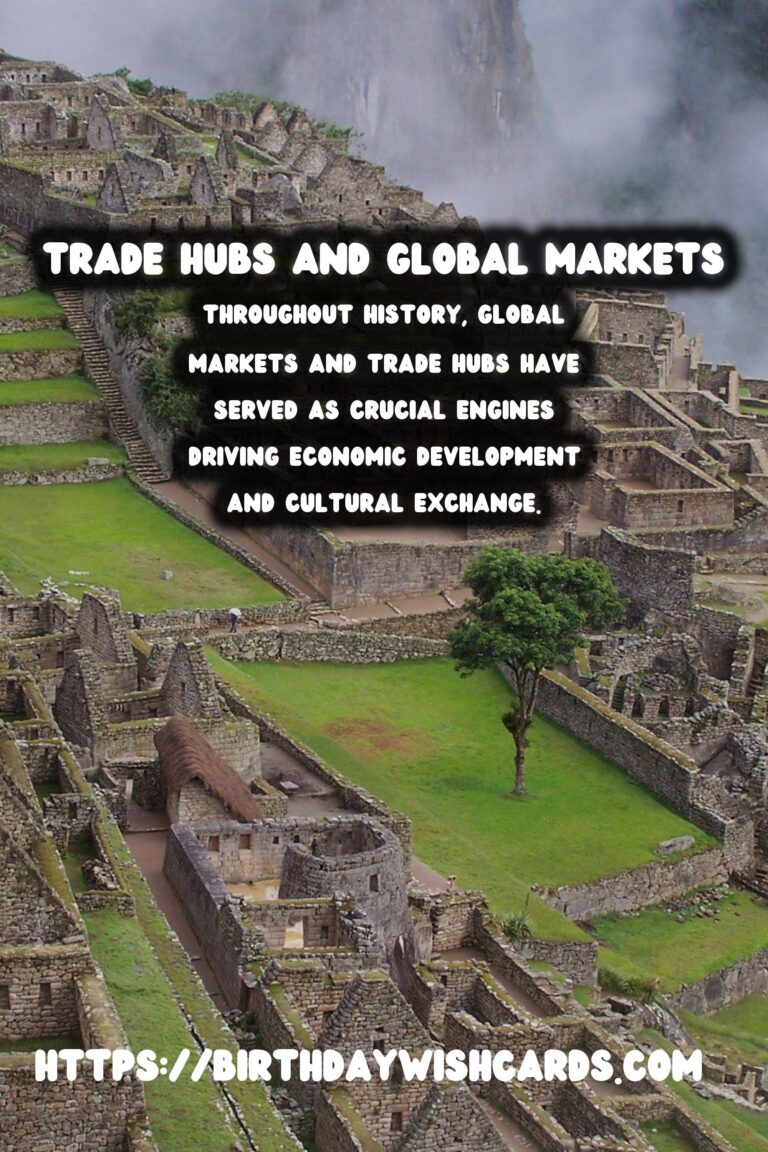 The Hidden Histories of Global Markets and Trade Hubs