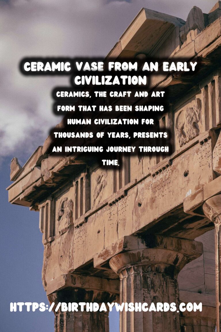 The History of Ceramics: From Ancient Pots to Modern Vessels