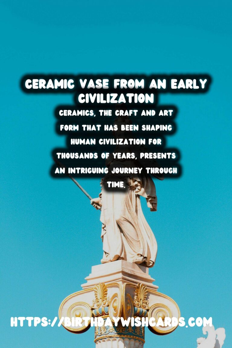 The History of Ceramics: From Ancient Pots to Modern Vessels