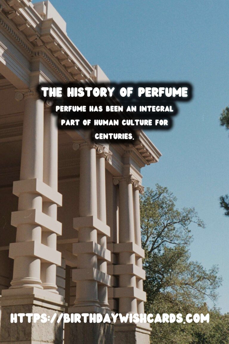 The History of Perfume: Its Use in Ancient Civilizations