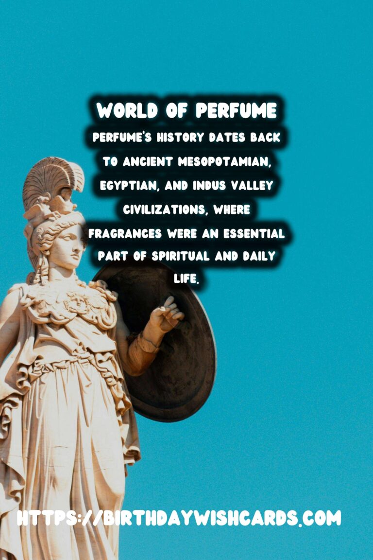 The History of Perfume: Scents of the World