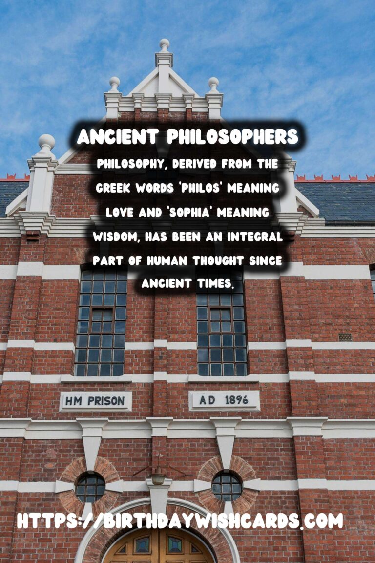 The History of Philosophy: Ancient Thinkers and Their Ideas