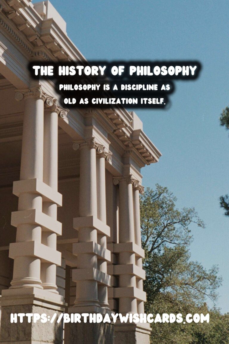 The History of Philosophy: Its Major Branches