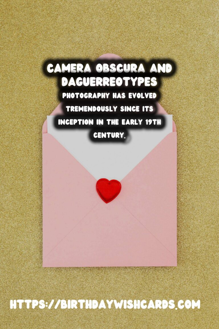 The History of Photography: A Visual Journey Through Time
