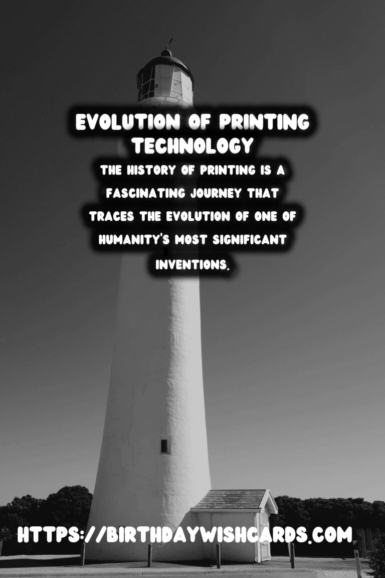 The History of Printing: Charting Technological Advancements