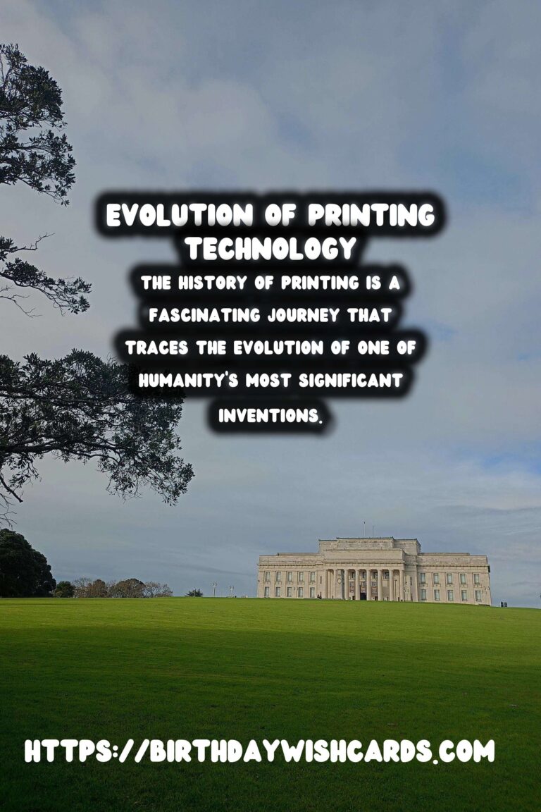The History of Printing: Charting Technological Advancements