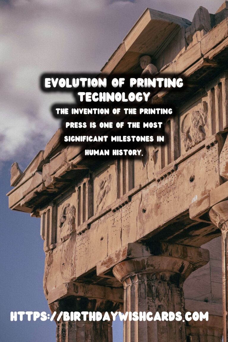 The History of Printing: From Gutenberg to Modern Presses