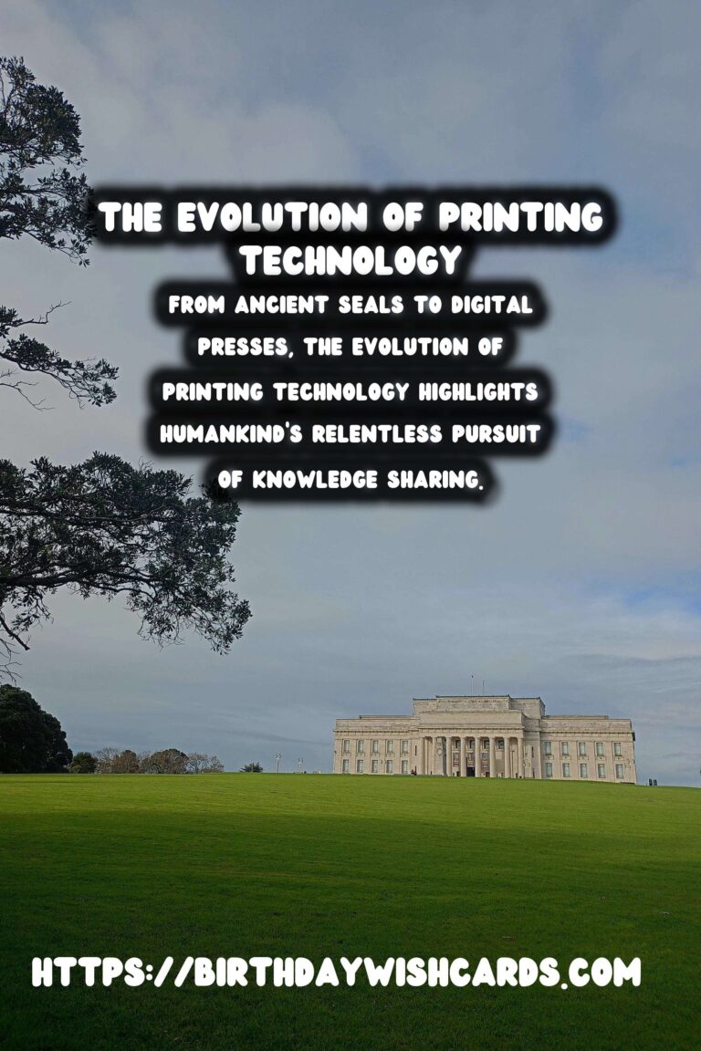 The History of Printing: Impact on Knowledge Dissemination