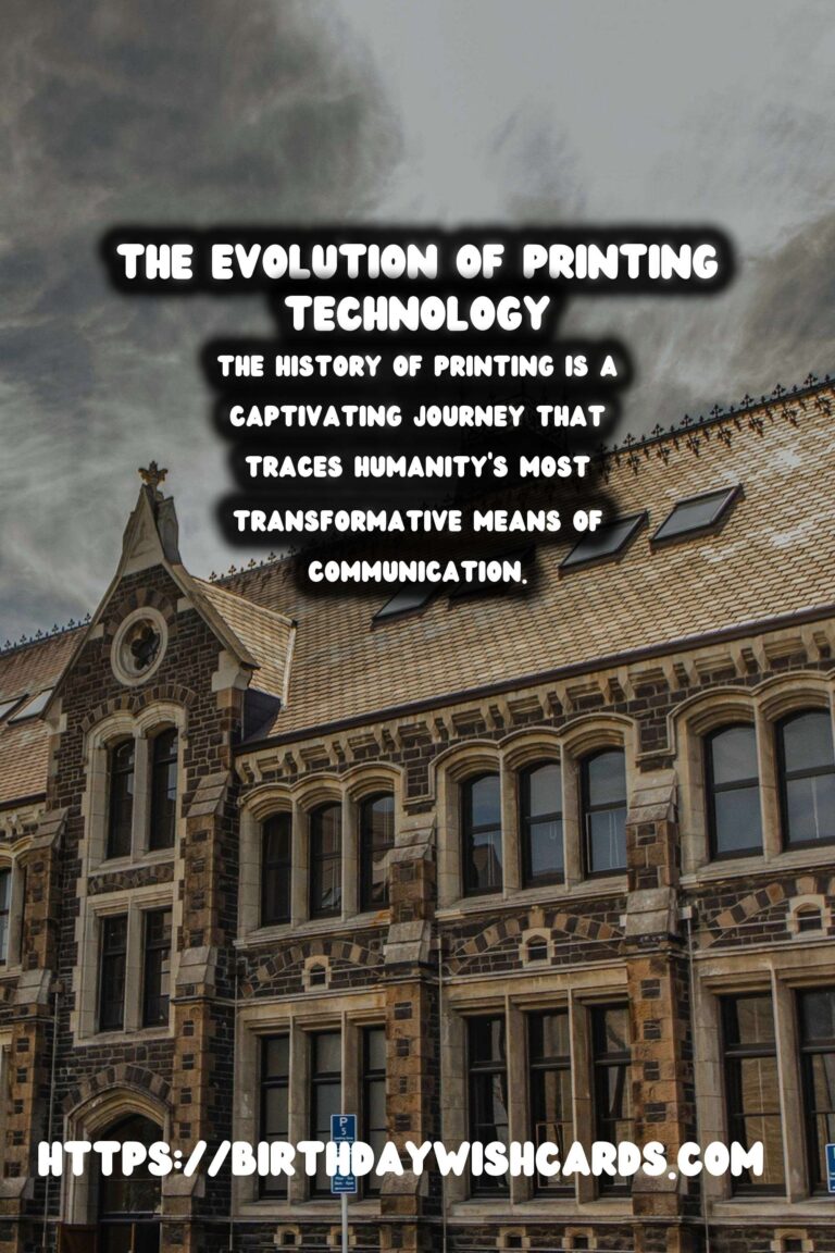 The History of Printing: Impact on Knowledge Dissemination