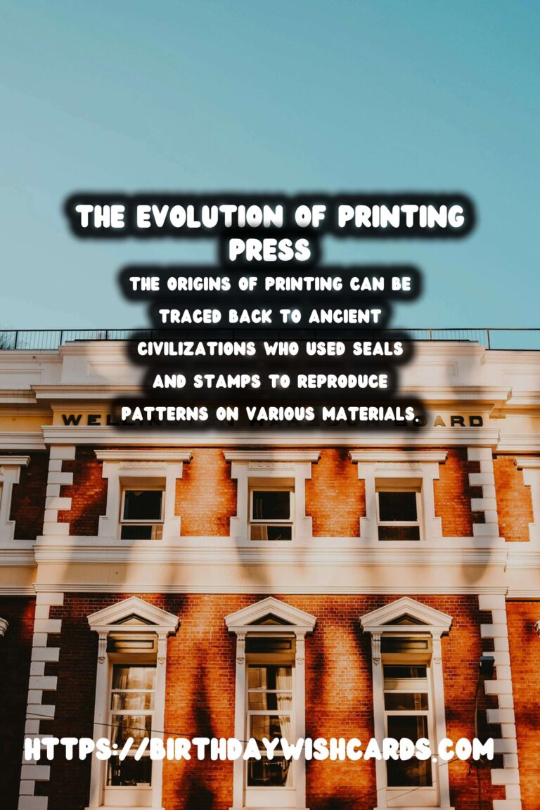 The History of Printing: Its Role in the Dissemination of Knowledge