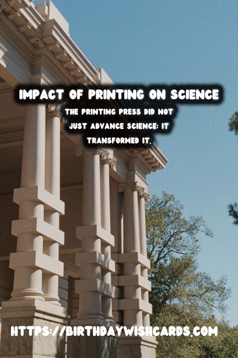 The History of Printing: Its Role in the Scientific Revolution