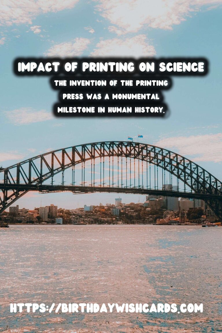 The History of Printing: Its Role in the Scientific Revolution