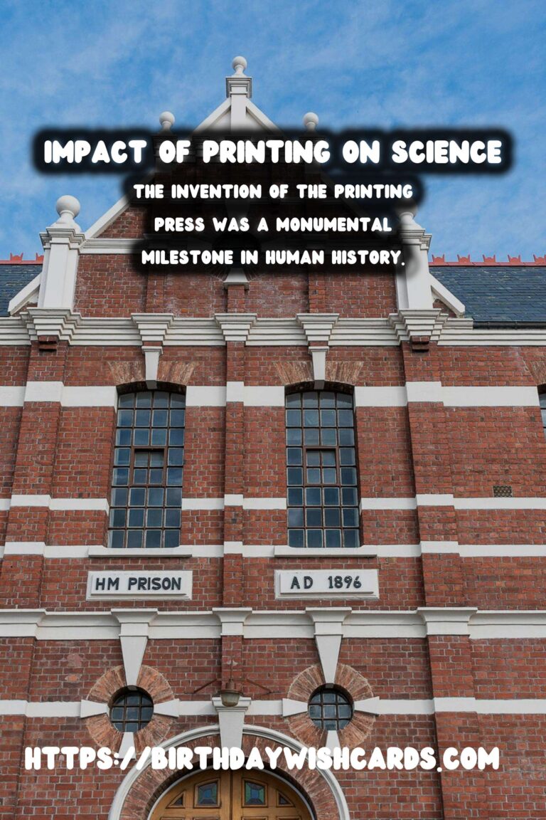 The History of Printing: Its Role in the Scientific Revolution