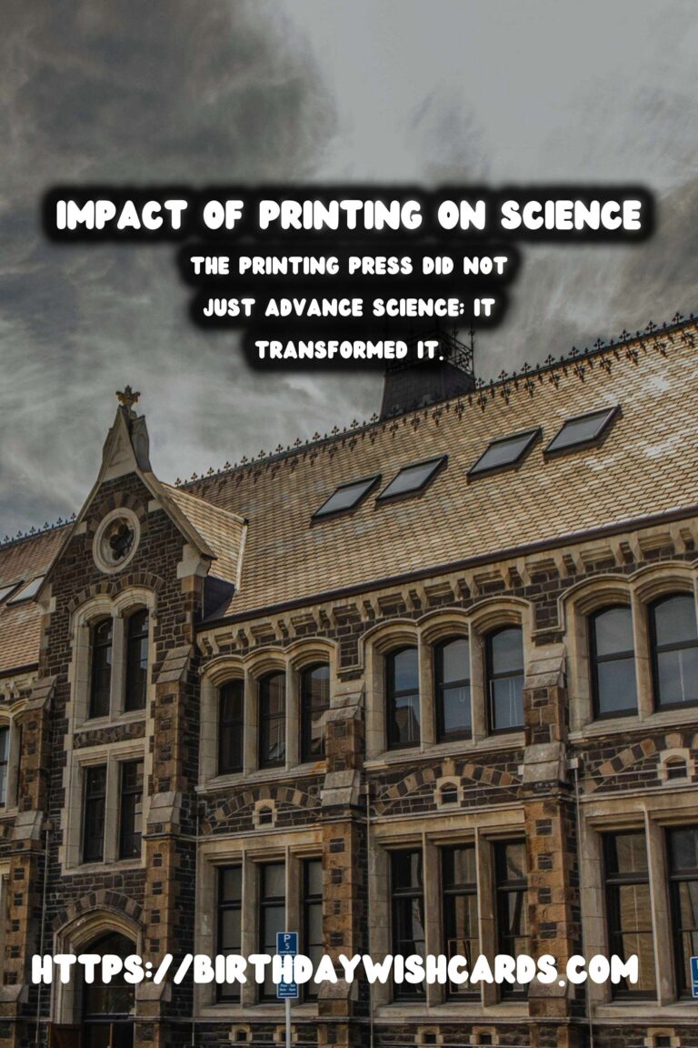 The History of Printing: Its Role in the Scientific Revolution