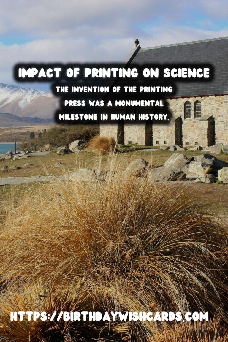 The History of Printing: Its Role in the Scientific Revolution