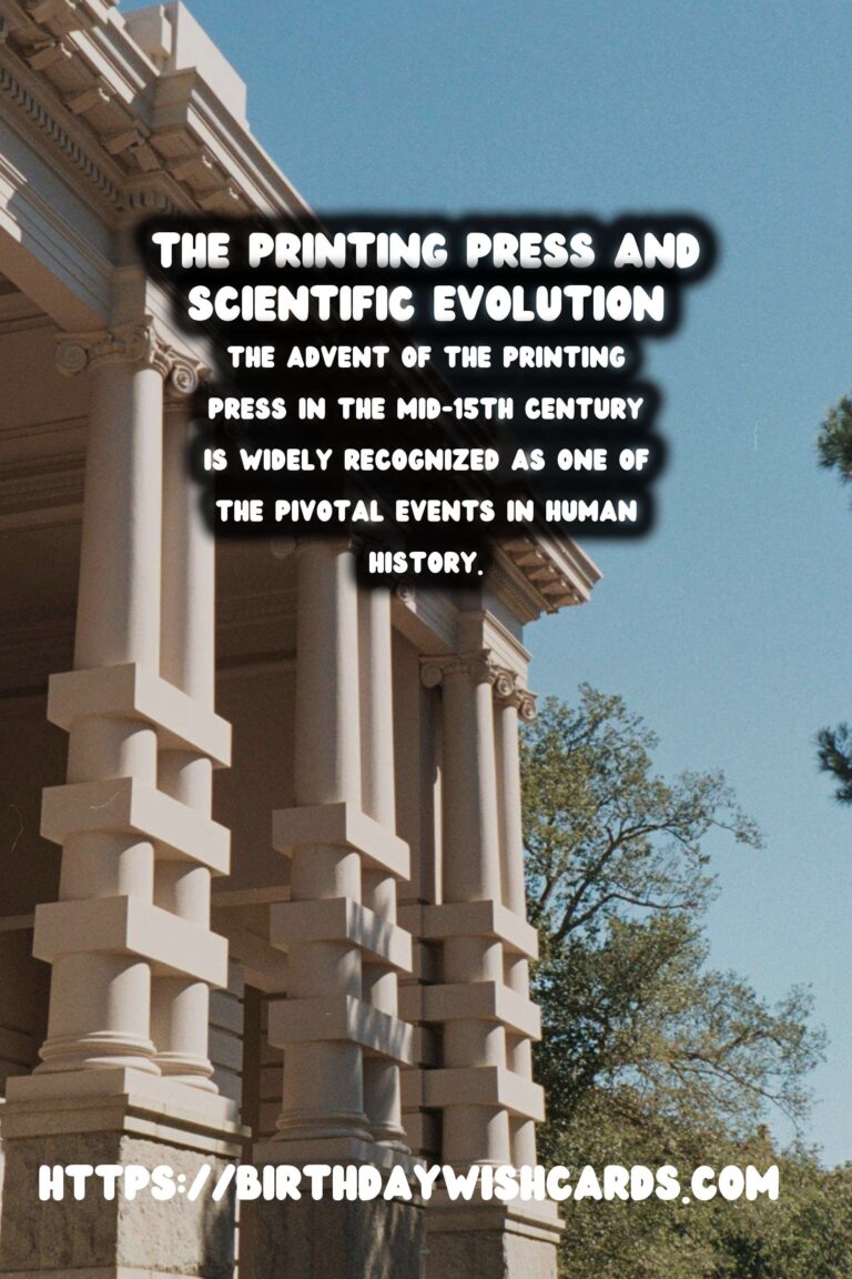 The History of Printing: Transforming Scientific Discovery