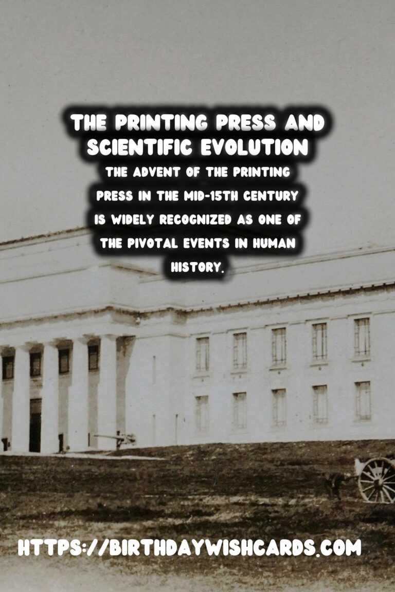 The History of Printing: Transforming Scientific Discovery