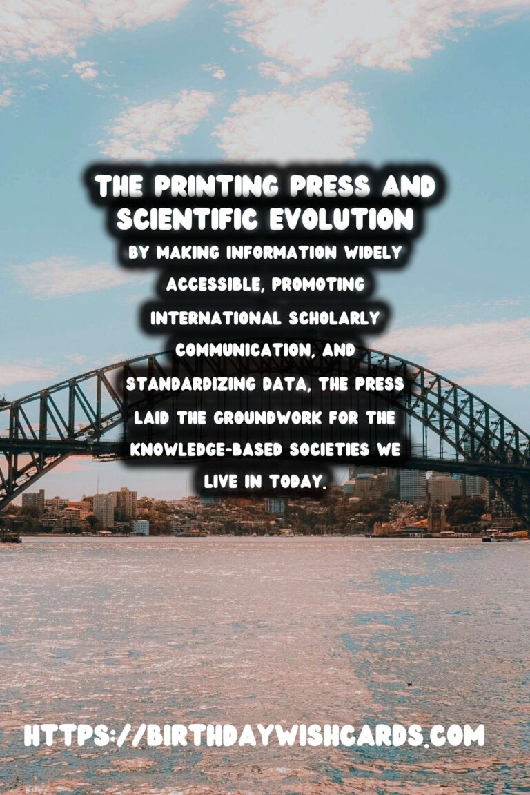 The History of Printing: Transforming Scientific Discovery