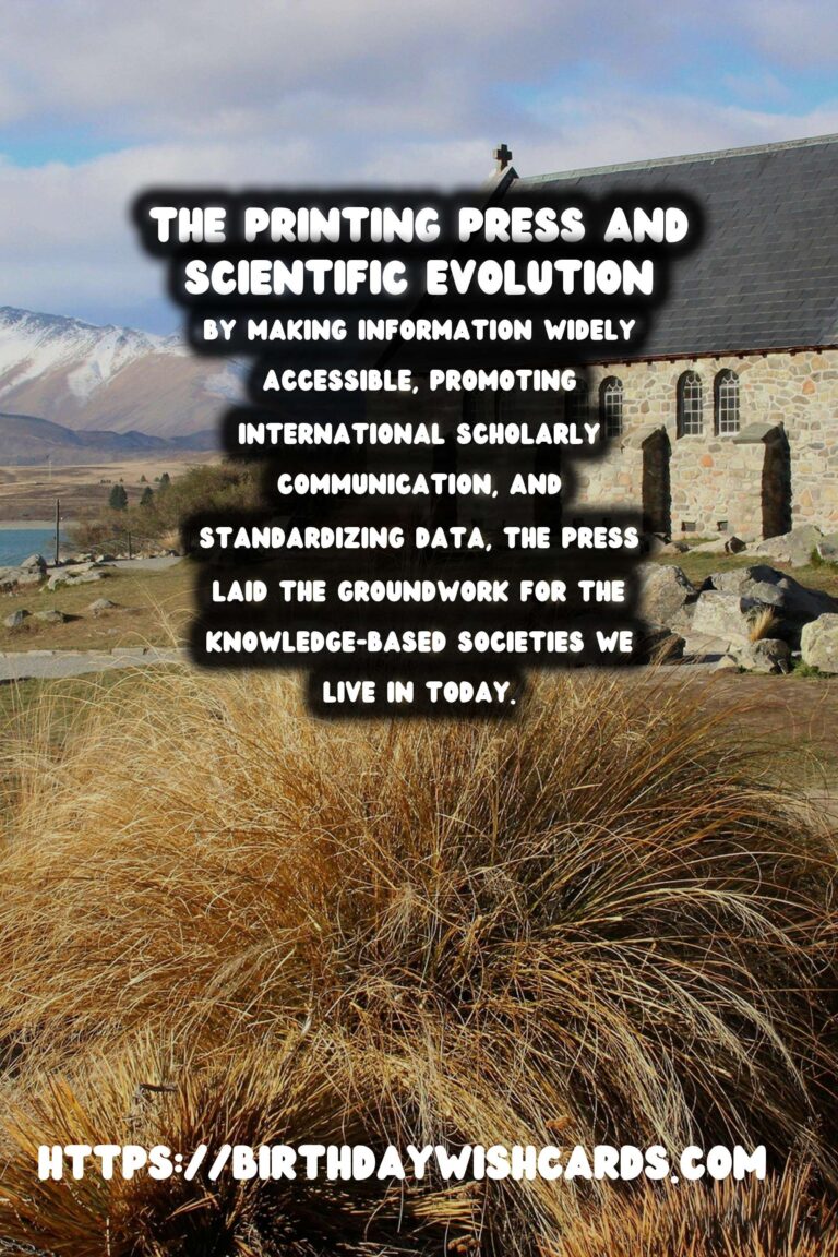 The History of Printing: Transforming Scientific Discovery