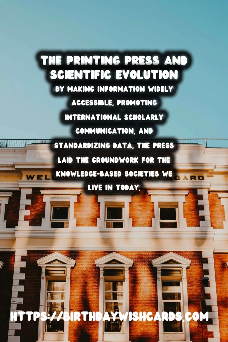 The History of Printing: Transforming Scientific Discovery