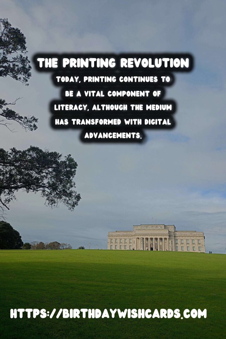 The History of Printing and Its Impact on Literacy