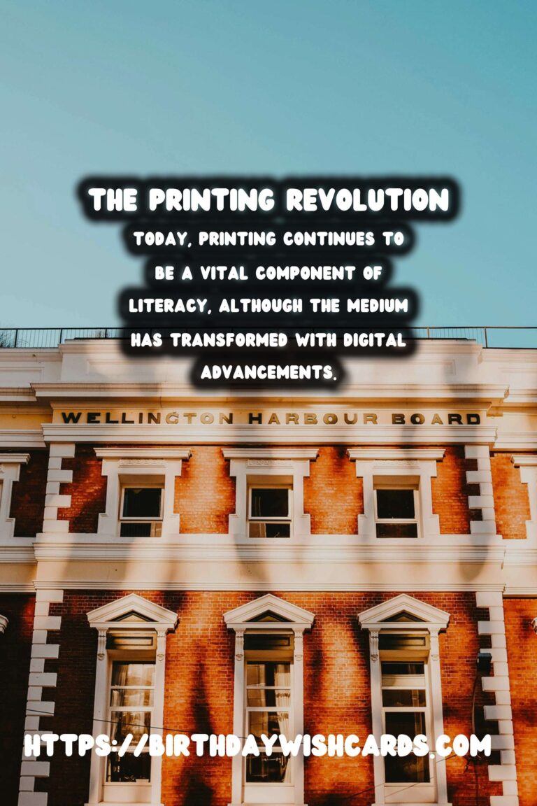 The History of Printing and Its Impact on Literacy