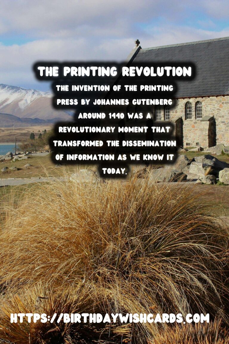 The History of Printing and Its Impact on Literacy