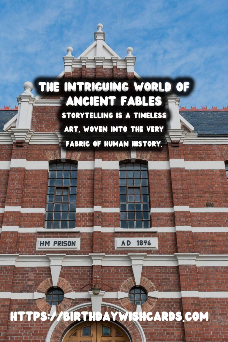 The History of Storytelling: Ancient Fables and Their Moral Lessons