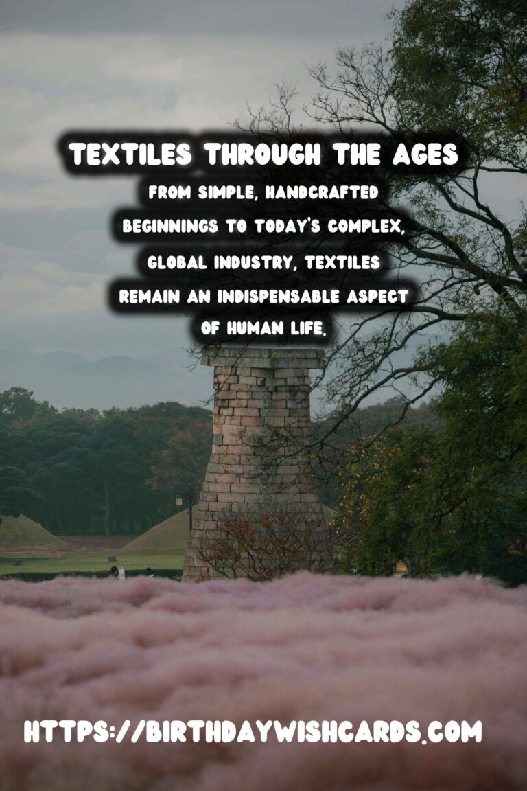 The History of Textiles: From Ancient Looms to Modern Fashion