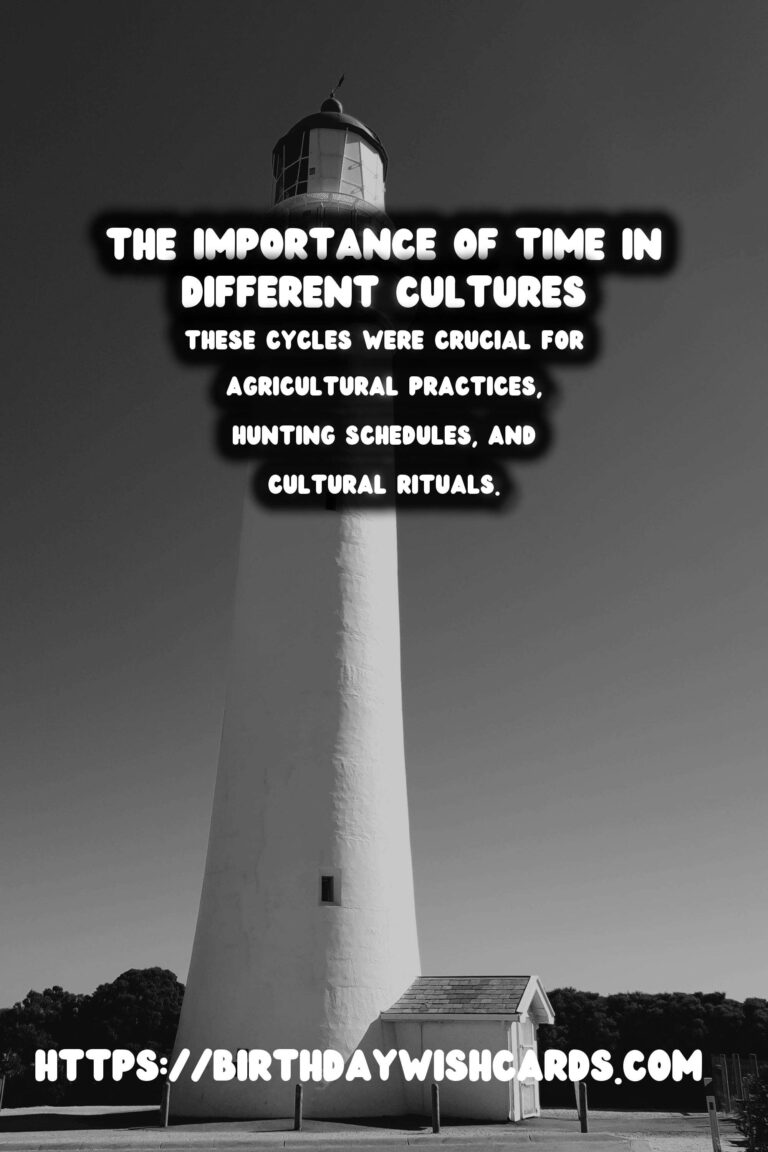 The History of Time: Its Cultural Significance