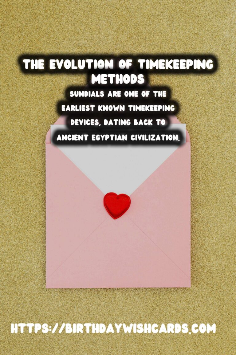 The History of Timekeeping: From Sundials to Astronomy